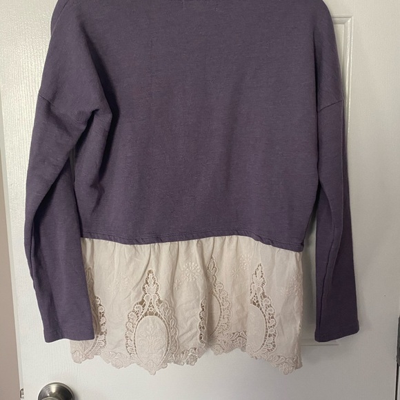 Layered style purple sweater altar’d state small - Picture 7 of 11
